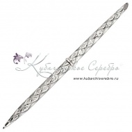 Ручка серебряная "Ромб" 2303/83