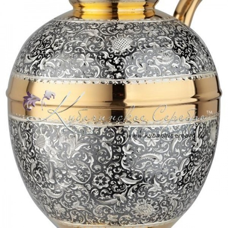 Кувшин с позолотой в авторском исполнении!, арт №2195 Кувшин с позолотой в авторском исполнении!