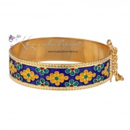 Браслет с горячей эмалью "Цветочек" 3409 