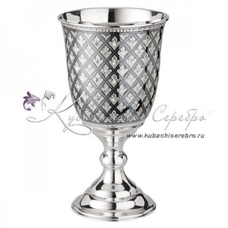 Кубок серебряный Ёлка на 590 мл 