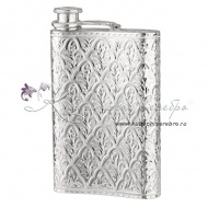 Фляга серебряная дамская на 450 мл, арт №3251