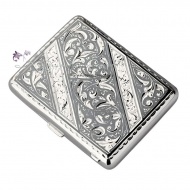 Портсигар серебряный с чернью (Новинка) 3177