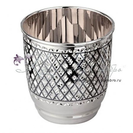 Стакан с алмазной огранкой на 200 мл , арт №6121  Стакан с алмазной огранкой на 200 мл