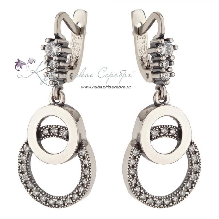 Серьги серебряные