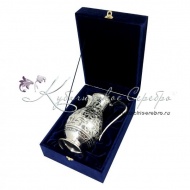 Кувшин ручной работы с чернением на 1650 мл, арт №2052