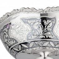 Конфетница с выпиленными вставками, арт №4071