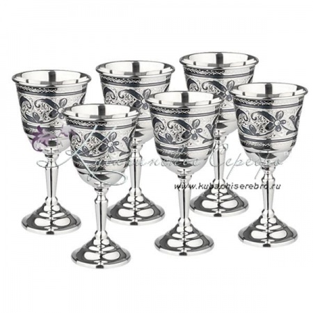 Набор фужеров серия  Набор фужеров серия Кубачи на 100 мл