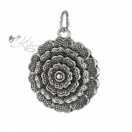 Кулон серебряный "Роза"  8130 