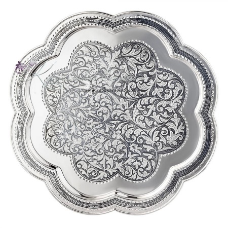 Поднос с чернью 