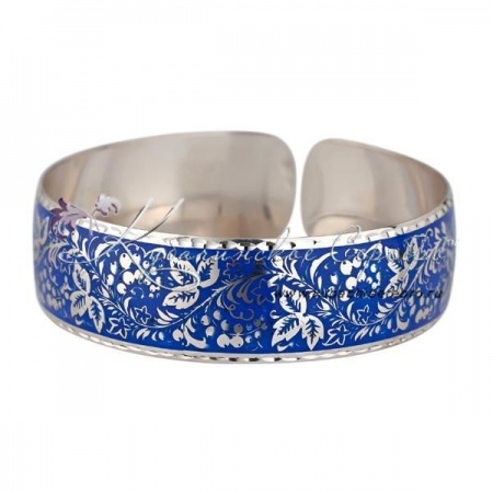 Браслет с синей эмалью (Новинка), арт №3319  Браслет с синей эмалью (Новинка)