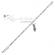 Браслет серебряный с кувшинчиком  9942