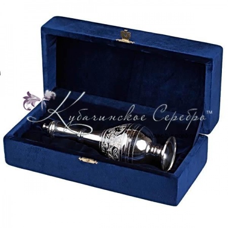 Серебряный графин ликерный серия «Кубачи» на 280 мл