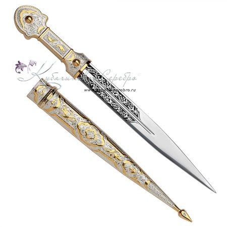 Кинжал с позолотой, 38 см 