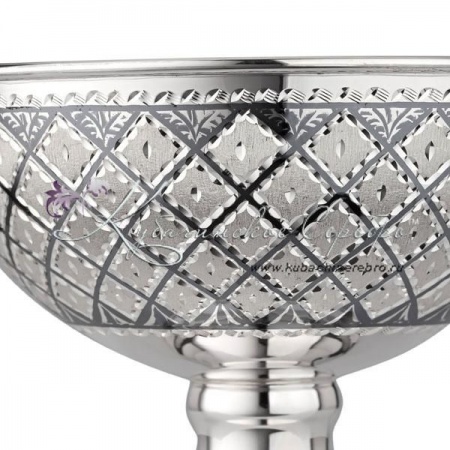 Конфетница с алмазной огранкой, арт №6854/3 Конфетница с алмазной огранкой