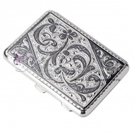 Серебряный портсигар серия «Кубачи» 1903