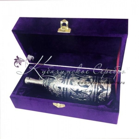 Бутылка серебряная на 340 мл 