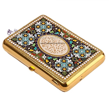 Набор с позолотой и горячей эмалью