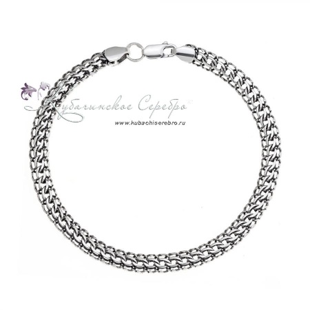 Браслет-цепочка Кобра, ширина 6 мм 