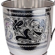 Кружка серебряная серия