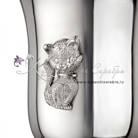 Стакан детский Котёнок 999 пробы на 150 мл