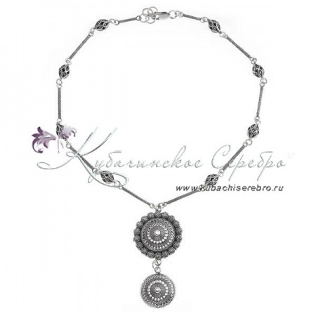 Колье серебряное Греция