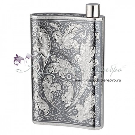 Фляга с двухсторонней гравировкой на 260 мл 