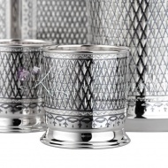 Набор серебряный для крепких напитков, арт №8474