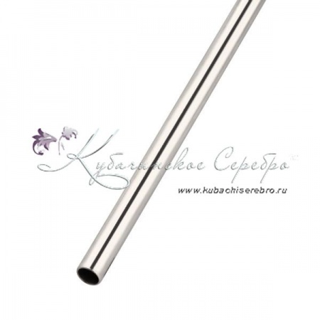 Трубочка серебряная для коктейля, арт №6714 Трубочка серебряная для коктейля