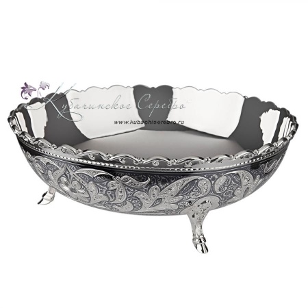 Ваза серебряная серия Жасмин