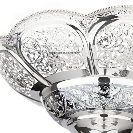 Фруктовница с выпиленным узором Люкс +