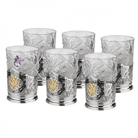 Набор подстаканников серия  Набор подстаканников серия Россия