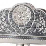 Салфетница с чернью , арт №4415