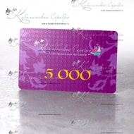 Сертификат 5.000 руб. 8558/1