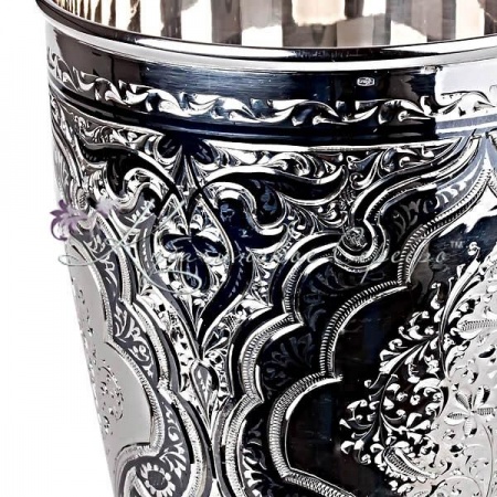 Стакан серебряный  Стакан серебряный Букет на 290 мл