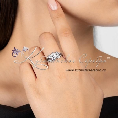 Кольцо серебряное, коллекция VАмпир (Новинка) 