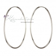 Серьги-конго серебряные большие (Новинка) 2607 