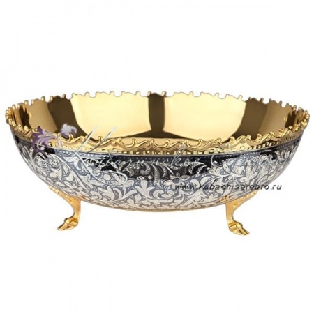 Ваза с позолотой серия Жасмин 