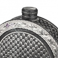 Серебряный подарочный набор с оксидированием, арт №7102