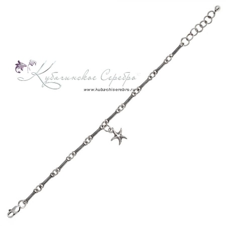 Браслет из серебра Морская звездочка