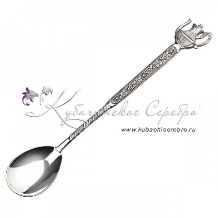 Серебряная ложка для турки «Кофейник», арт №2839 Серебряная ложка для турки «Кофейник»