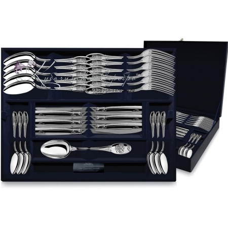 Набор столового серебра Единство, 24 предмета 