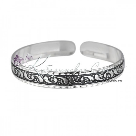 Браслет с оксидированием  Браслет с оксидированием Волна