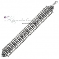 Браслет широкий с филигранью 8491