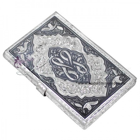 Портсигар дамский с чернением 