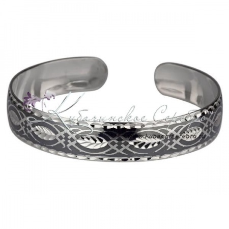 Браслет из серебра с чернью 