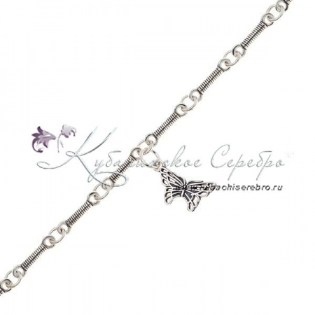 Серебряный браслет  Серебряный браслет Бабочка 1