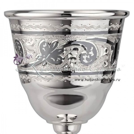 Рюмка из серебра серия Кубачи на 30 мл