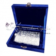 Фляга из серебра 925 пробы на 120 мл , арт №1965