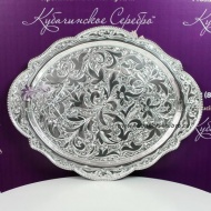Поднос серебряный серия