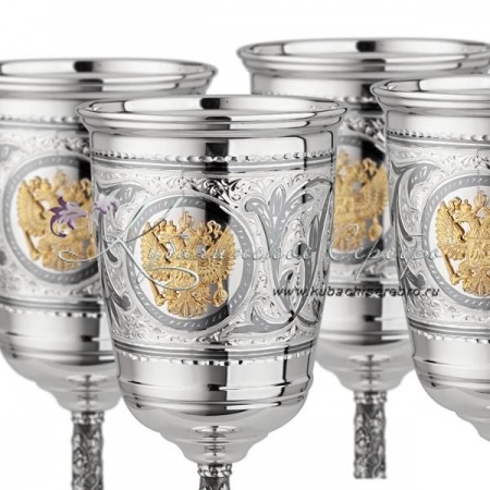 Набор бокалов серия  Набор бокалов серия Россия на 300 мл